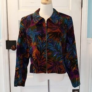 Vintage 1980s LoriZoni large rhinestone jacket